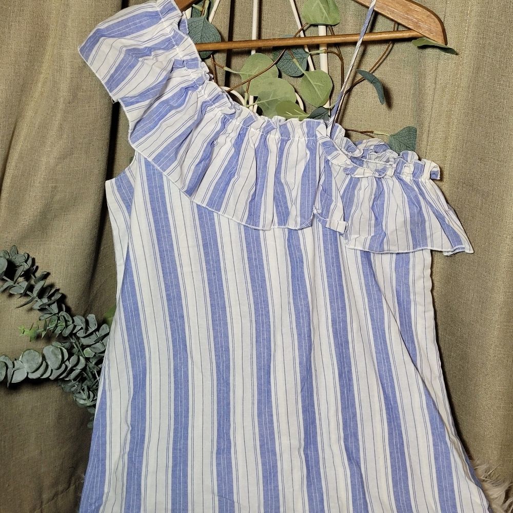 Snap Ruffled One Shoulder Dress - Picture 2 of 3